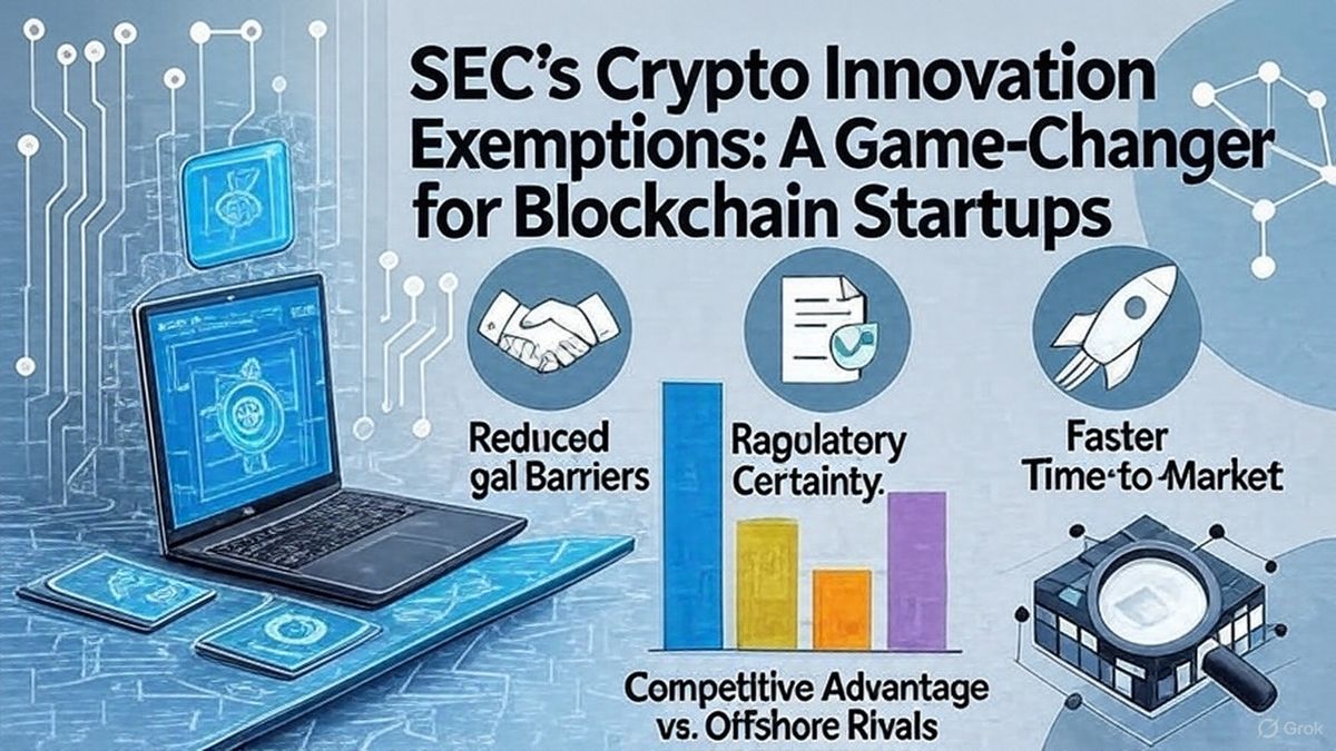 SEC Innovation Exemption for Cryptocurrency and Blockchain Companies